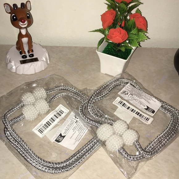 Elegant Beaded Curtain Tiebacks - 2pcs - Picture 8 of 8